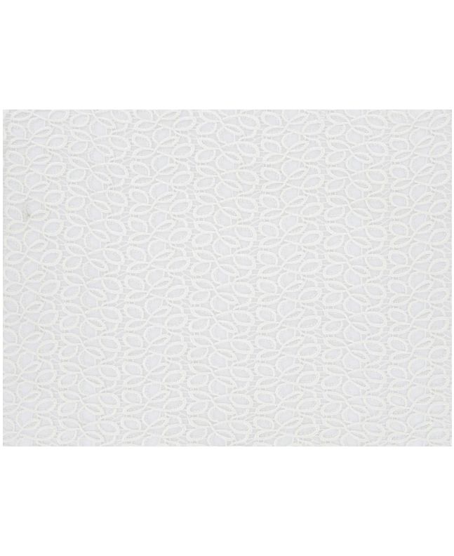 Chemical Embroidery Lace, Floral Petals - Ivory