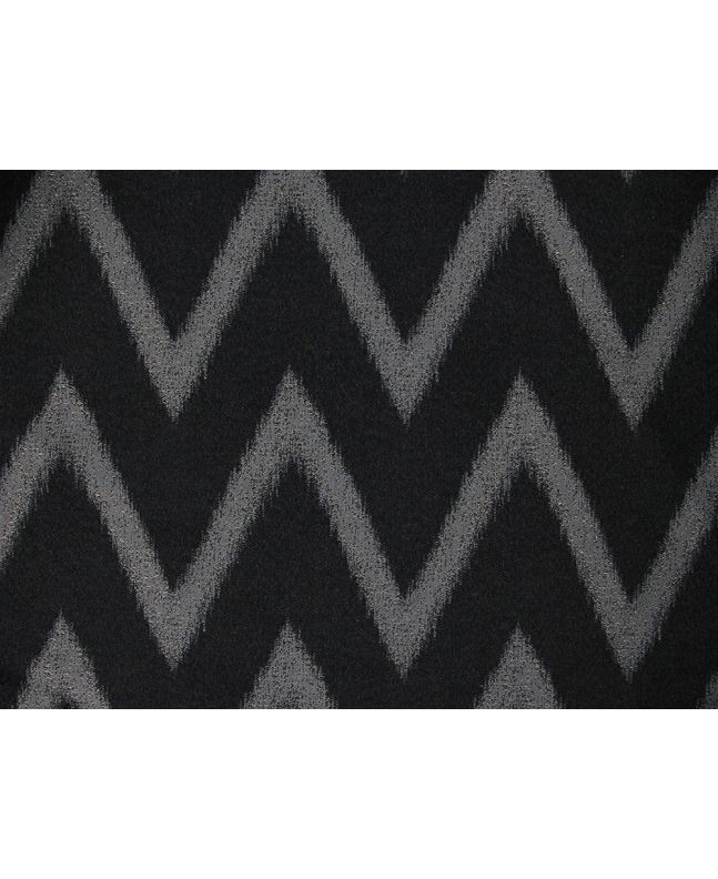 Chevron Denim Look Stretch Jacquard