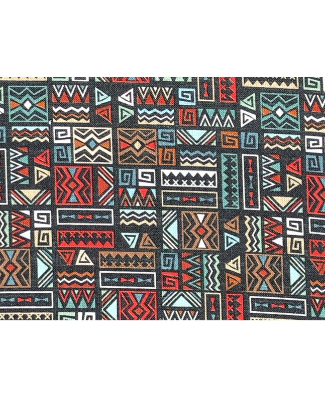Cheyenne Cotton Print, Motif, Dark