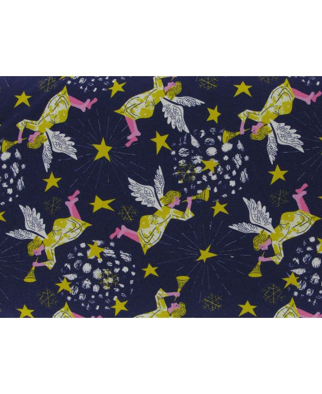 Christmas Angels Cotton Jersey