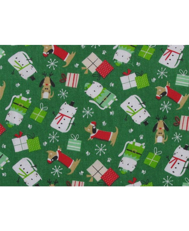 Christmas Pets and Presents, Green