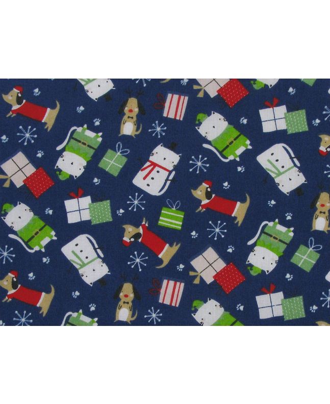 Christmas Pets and Presents, Navy