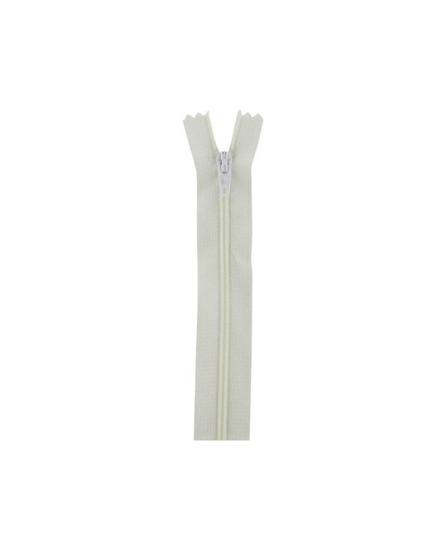 Closed End Dress Zip, 18 Inch, Ivory