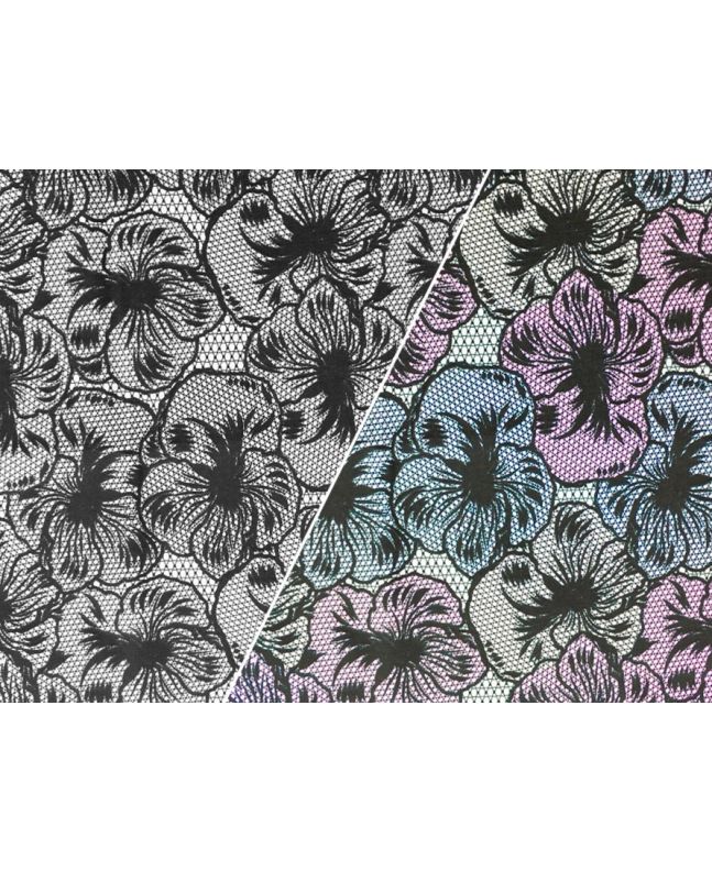 Colour Change Cotton Jersey, Poppy Field