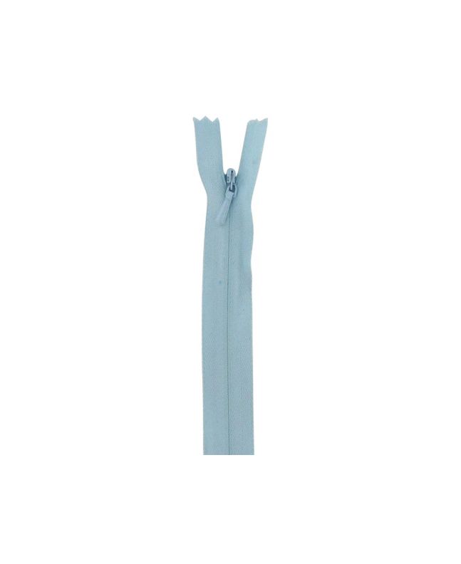 Concealed Invisible Closed End Dress Zip, 22 Inch, Baby Blue