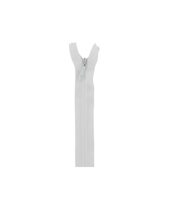 Concealed Invisible Closed End Dress Zip, 22 Inch, Ivory