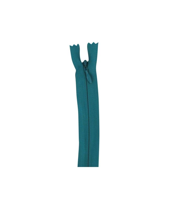 Concealed Invisible Closed End Dress Zip, 22 Inch, Teal