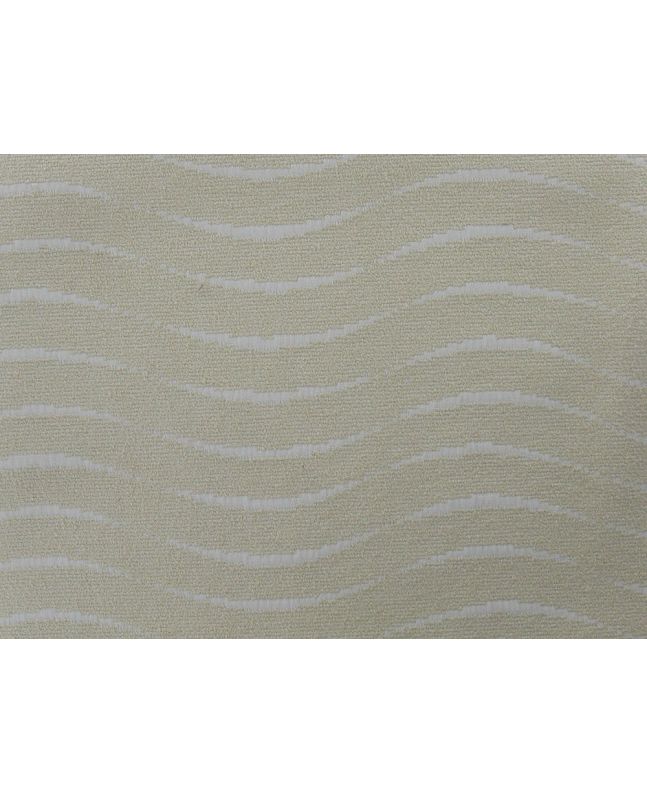 Contracts Range Upholstery Fabric, Wave Jacquard, Cream
