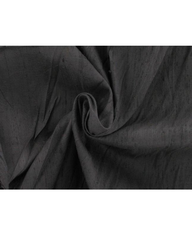 Contrast Slub Silk Dupion, Silver
