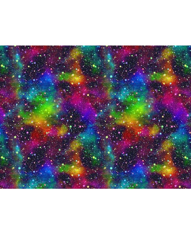 Cosmic Collection Cotton Print, Mini Starburst