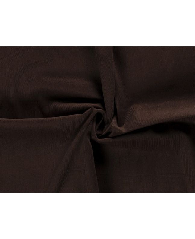 Cotton Needlecord, Dark Brown