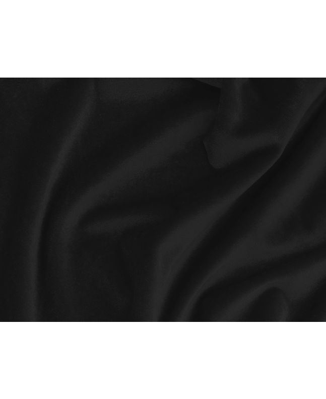 Cotton Pile Fire Retardant Velvet, 350 g/m², Black