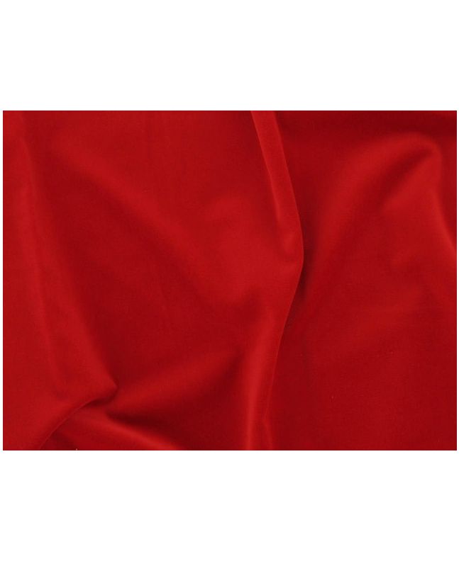 Cotton Pile Velvet, 310 g/m², Red