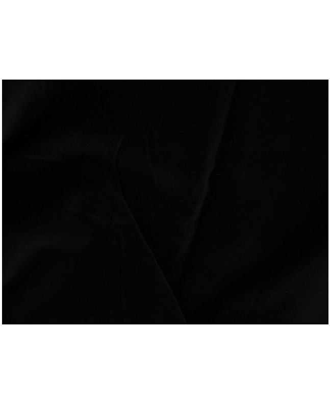 Cotton Pile Velveteen, 240 g/m², Black