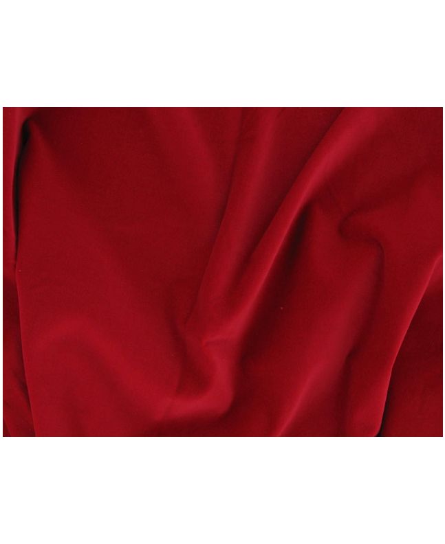 Cotton Pile Velveteen, 240 g/m², Jockey Red
