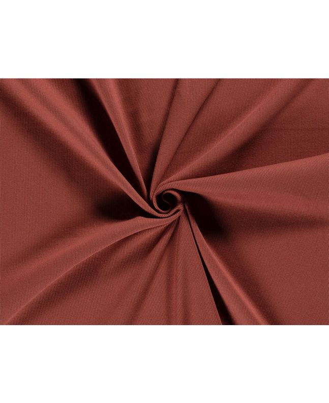 Cotton Rib Jersey, Redwood