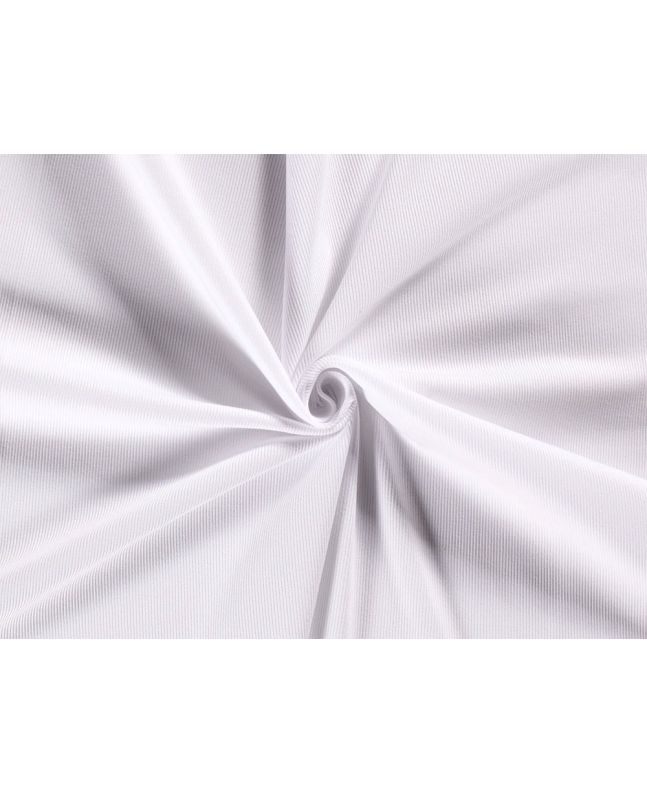 Cotton Rib Jersey, White