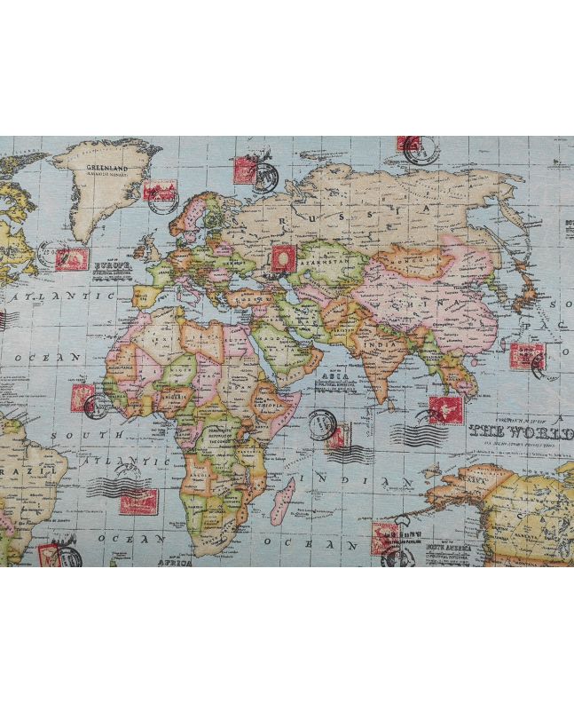 Cotton Rich Panama Canvas, Atlas, Blue