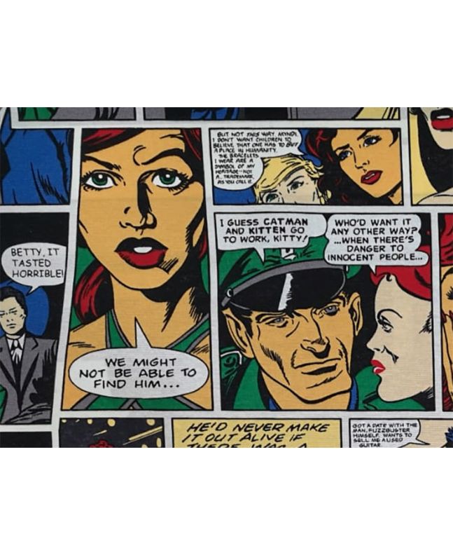 Cotton Rich Panama Canvas, Comic Story