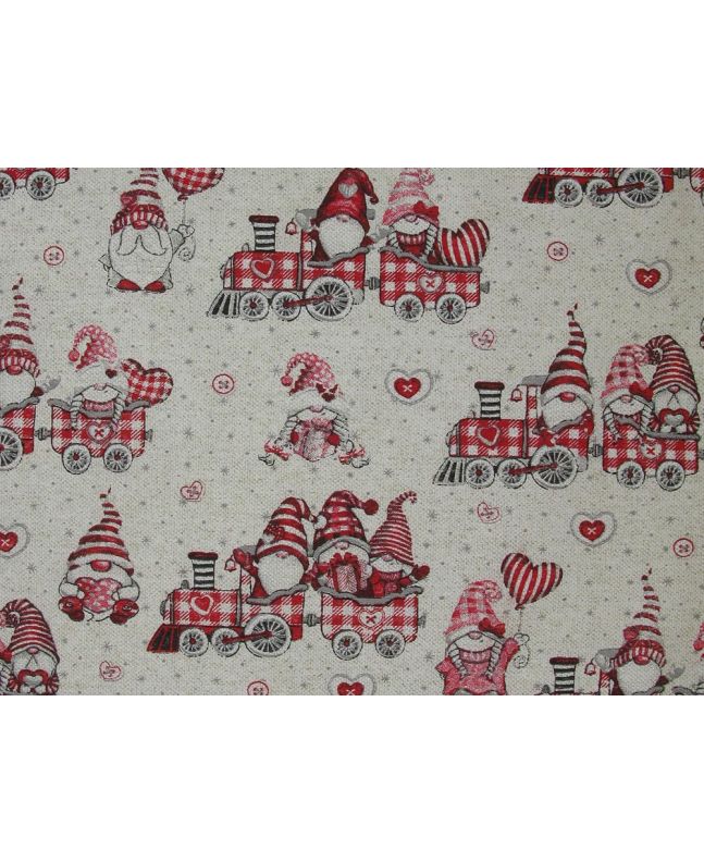Cotton Rich Panama Christmas Train Natural