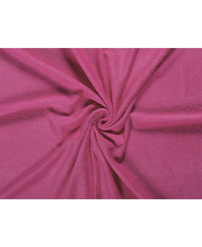 Cotton Rich Towelling, Cerise