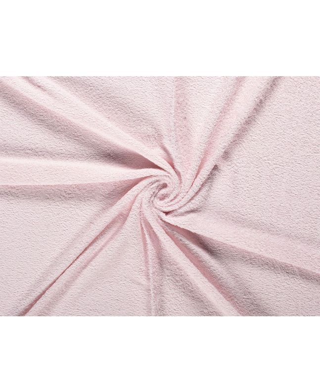 Cotton Rich Towelling, Light Pink