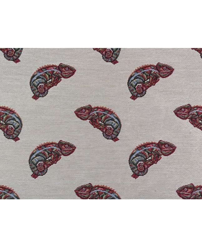 Cotton Rich Woven Tapestry, Allover Chameleon