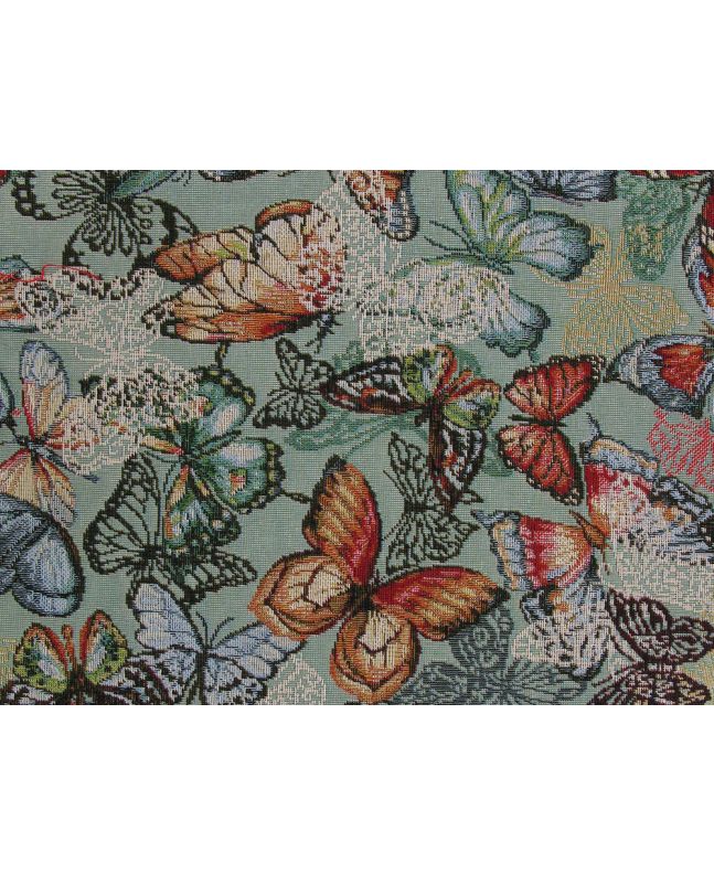 Cotton Rich Woven Tapestry, Butterfly Garden