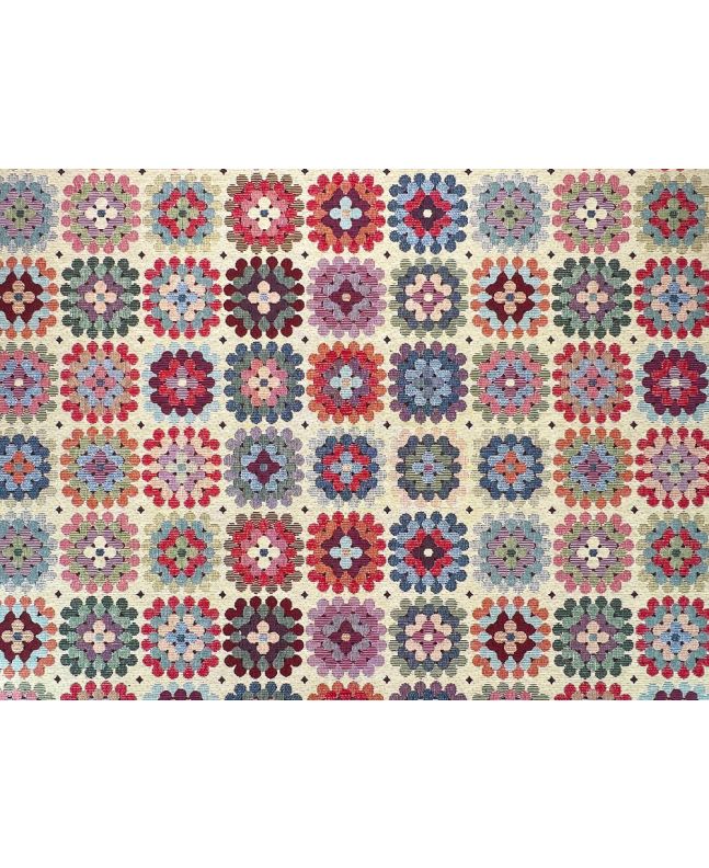 Cotton Rich Woven Tapestry, Crochet
