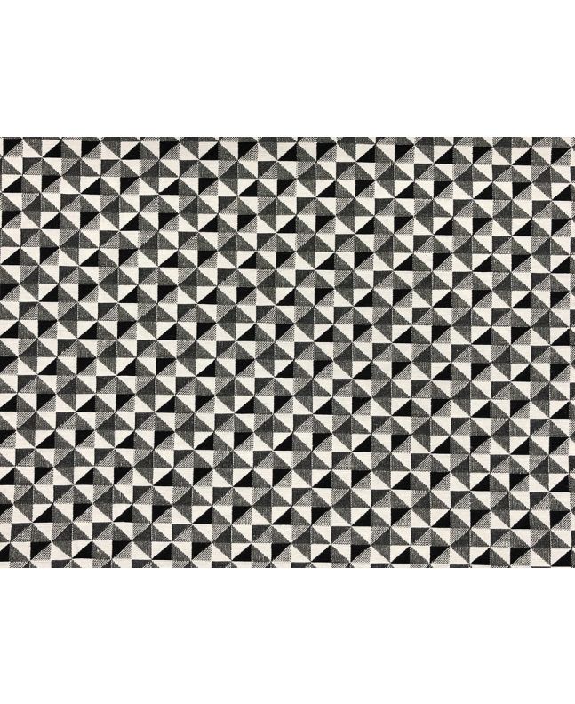 Cotton Rich Woven Tapestry, Little Holland Black and White