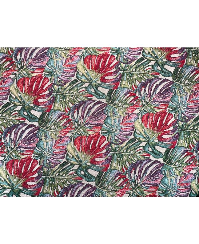 Cotton Rich Woven Tapestry, Monstera