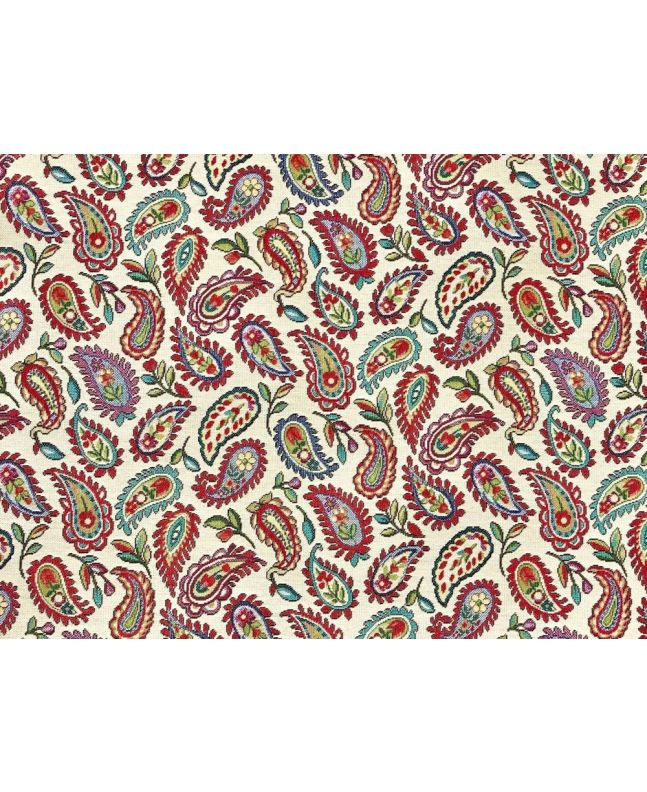 Cotton Rich Woven Tapestry, Paisley