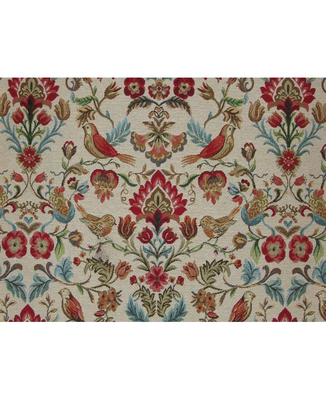 Cotton Rich Woven Tapestry, William, Cream