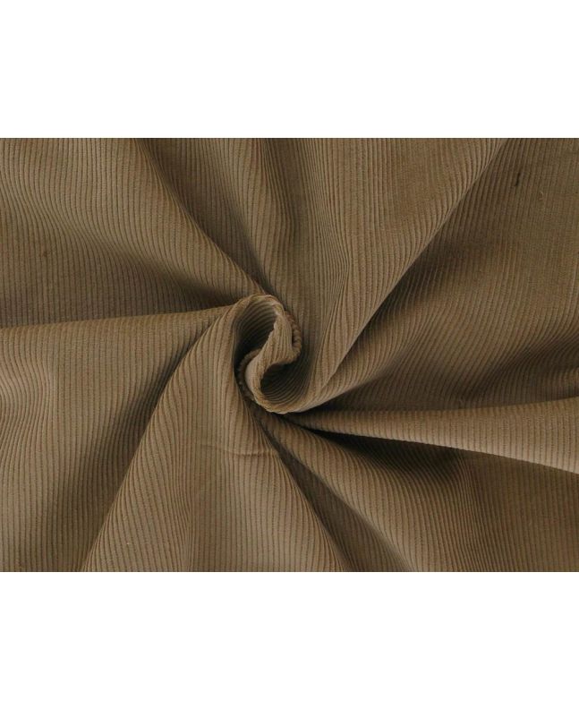 Cotton Slight Stretch 11 Wale Corduroy, Pale Gold