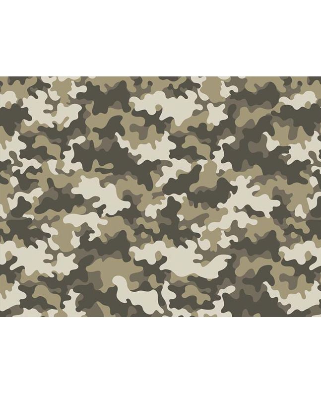 Craft Collection Cotton Print, Camoflauge Sand