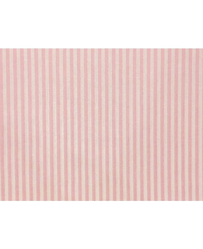Craft Collection Cotton Print, Candy Stripe, Candy Pink