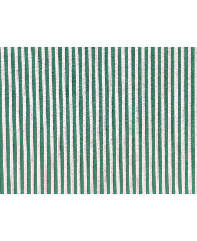 Craft Collection Cotton Print, Candy Stripe, Emerald