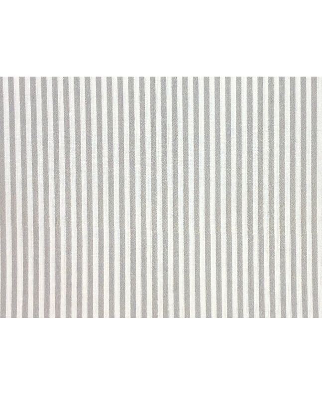 Craft Collection Cotton Print, Candy Stripe, Silver