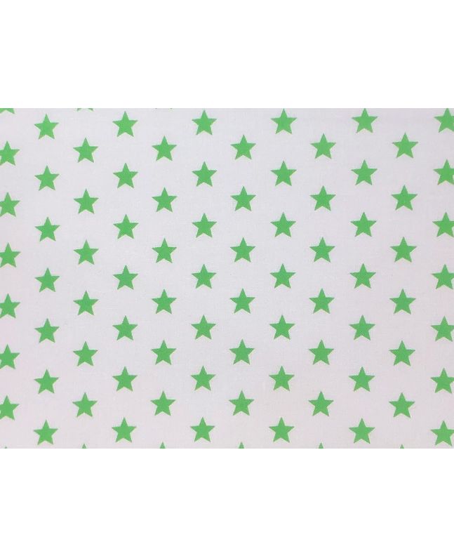Craft Collection Cotton Print, Small Coloured Star, Apple