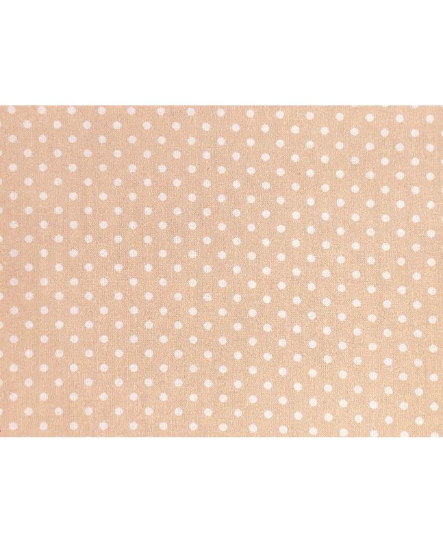 Craft Collection Cotton Print, Small Spot, Beige