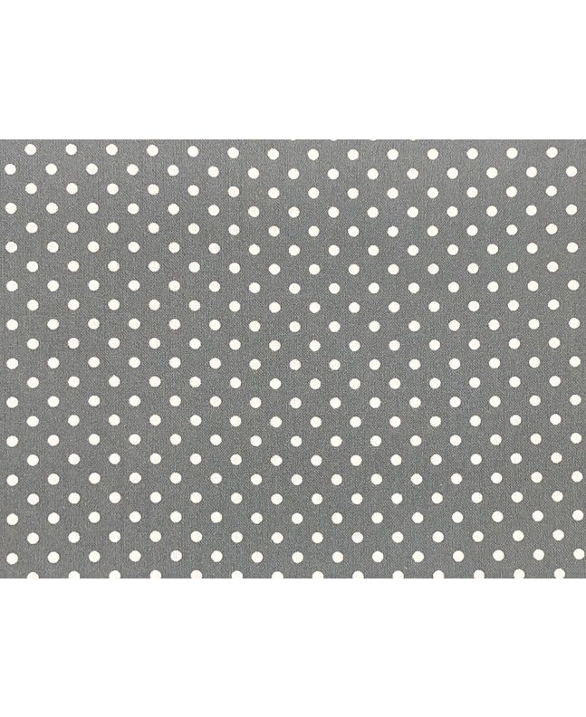 Craft Collection Cotton Print, Small Spot, Dark Grey