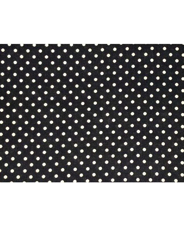 Craft Collection Cotton Print, Small Spot, Navy