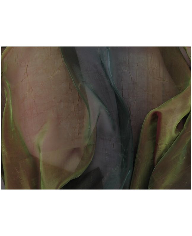 Creased Organdy - Brown