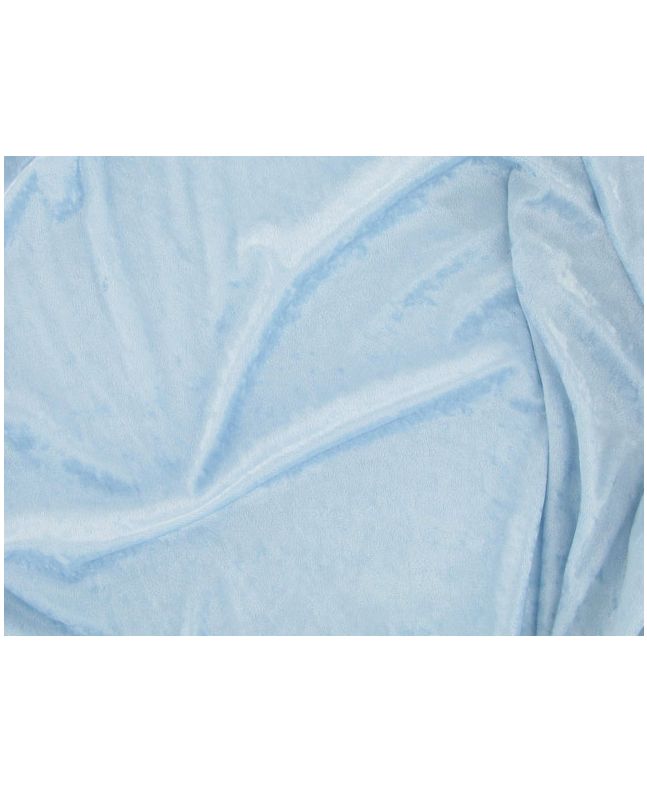 Crushed Velour - Baby Blue