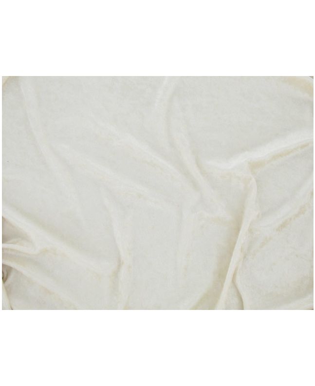Crushed Velour - Ivory