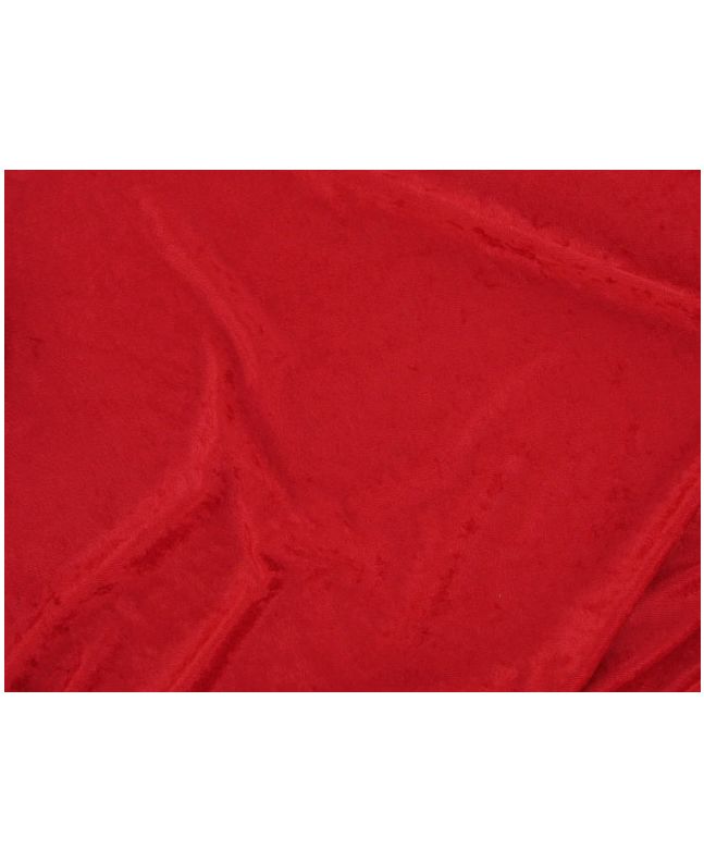 Crushed Velour - Red