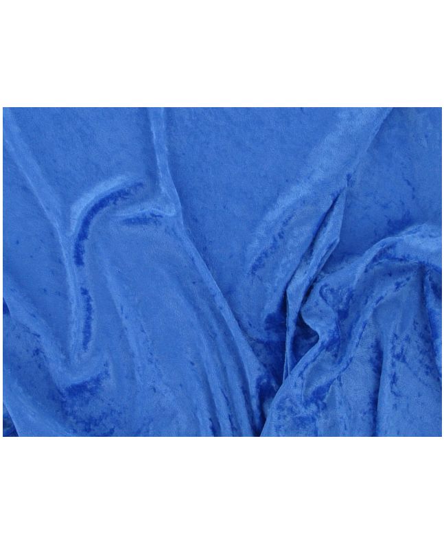 Crushed Velour - Sea Blue