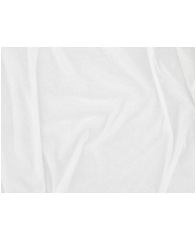 Crushed Velour - White