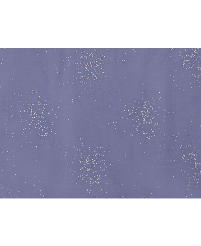 Crystal Starburst Organza, Purple