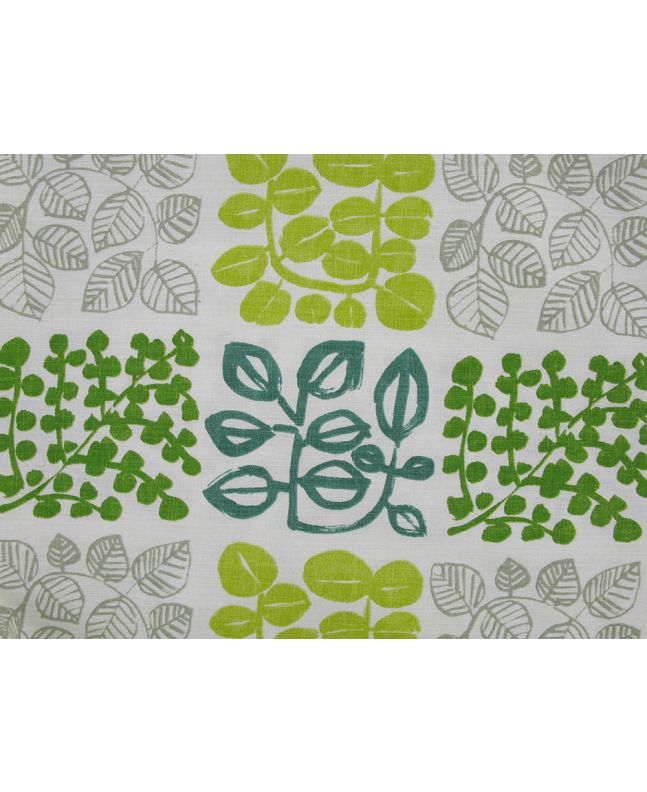 Cuba Cotton Curtain Fabric, Cactus